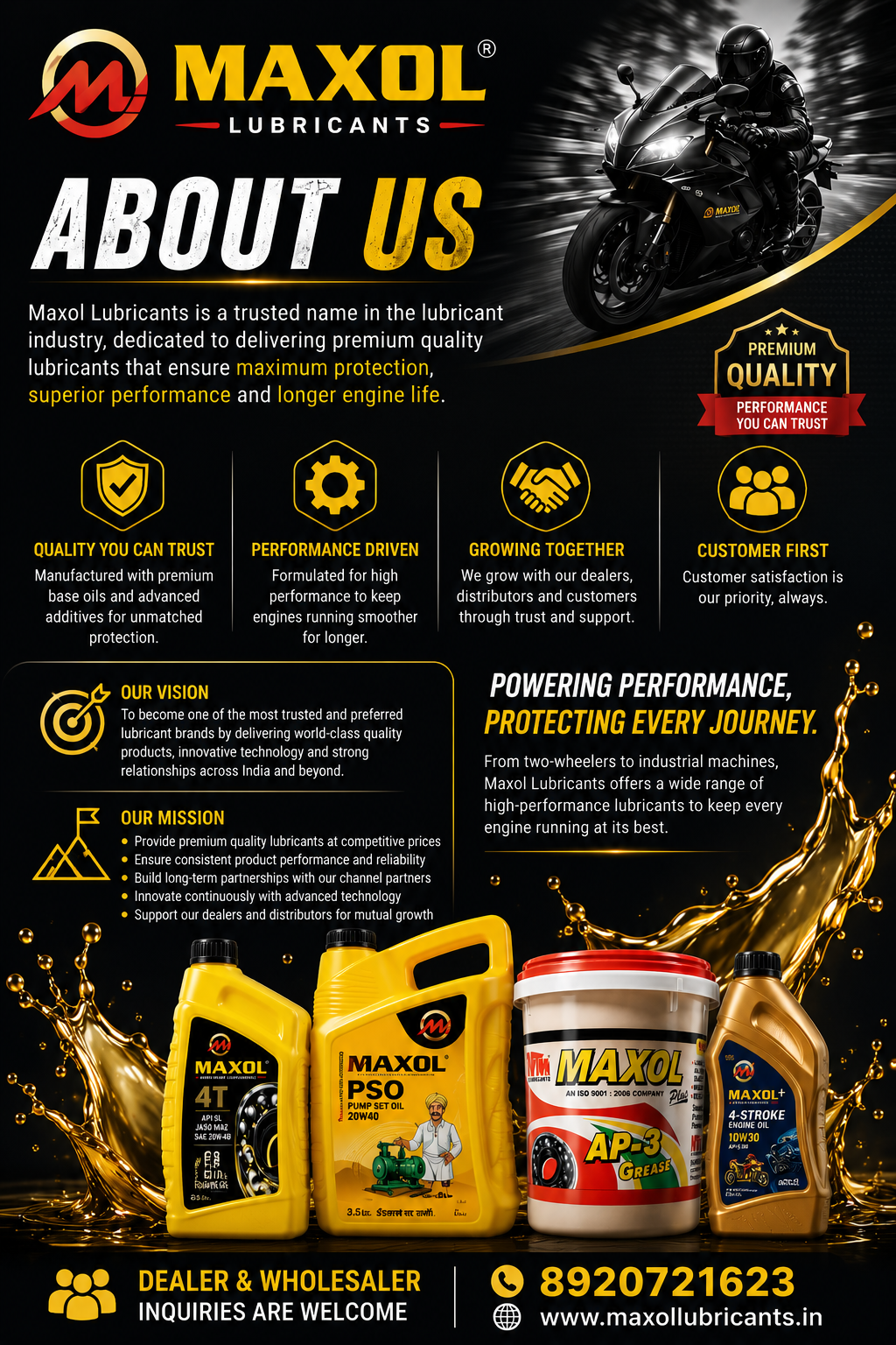 Maxol Lubricants About Us